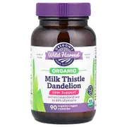 Oregon's Wild Harvest, Organic Milk Thistle Dandelion, 90 Organic Vegan Capsules