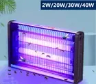 Electric UV Mosquito Fly Insect Killer Bug Zapper Trap Lamp Aluminum Light
