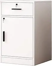 Office File Cabinet with Lock and Drawer, Floor Storage Cabinet for Data Organization