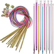 Tunisian Crochet Hooks Set | Afghan Crochet Knitting Needle,Tunisian Crochet Knitting Needle, Afghan Long Crochet Hooks for Crafting