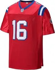 [Aimhuo] #16 Shane Falco Football Jersey The Replacements Movie Football Shirt Red S-3XL