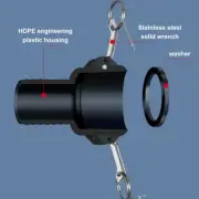Portable Camlocks Hose Connectors Plastic Materials Type C E Polypropylene