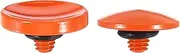 uxcell Camera Shutter Button, 2 Pack Soft Shutter Release Button Pure Copper Camera Button suitable for Nikon for Fujifilm for Leica DSLR/SLR Camera, Orange