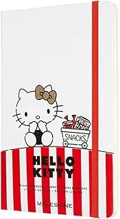 Moleskine Limited Edition Hello Kitty Plain Notebook, Large, White