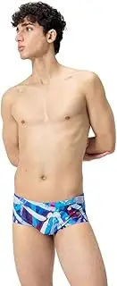 [Speedo] Men's 13.5cm Club Training Allover Brief Swim Trunks Swimmers Purple Blue