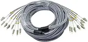 VJSUWI 150-300 m Shielded Fiber Optic Patch Cord, 8 Cores, OM1, OM2, MM, 200m, 250m, 8C, SC, LC, FC, STA, Multimode, 8 Fiber, FTTH (250m SC-SC OM2)