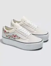 VANS OLD SKOOL 1.5" PLATFORM FLORAL UNISEX MEN SIZE 7 = WOMEN SIZE 8.5 SHOES NEW