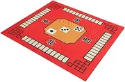 Gogogmee Mahjong Tablecloth Mahjong Mat Mahjong Game Mat Play Mat Desk Mat for Desktop Mahjong Table Protective Mat Universal Tile Game Cushion Mahjong Table Mat Multipurpose Game Pad Card