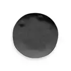 TarHong Planta Dinnerware 8.5" Round Salad Plate, Set of 6 Black