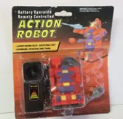 Vintage Action Robot Battery Operated Remote Controlled - Soma 1993 - New