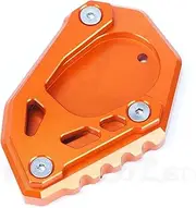 Motorcycle Wheel Stand Motorcycle Side Stand Foot Motor Bike Kickstand Accessories 890 Fit For ADVENTURE R 890 ADV 2020 2021 2022 Stand Pad(NO LOGO ORANGE D)