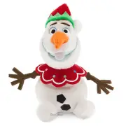 NEW Disney Store Frozen Holiday 7" ELF OLAF Mini Bean Bag Plush Toy Doll Snowman