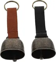 2Pcs Loud Cowbells for Pets Retro Hanging Bells for Dogs Cats Animals for Easy to Attach and Portable