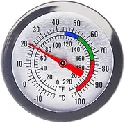 Candle Making Thermometer - Ideal Tool for Candle Makers for Melting Soy Wax - 175mm Stainless Steel Probe with Pan Clip Easy to Read Dial