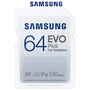 Samsung SD Card 64GB EVO Plus SDXC Class 10 V30 DSLR Video Camera Memory 130MB/s