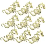 KAILIKETIY 10Pcs Dragon Nail Charms for Women Nail Decorations Cute Nail Gems for DIY Manicure Art for Weddings Parties and Special Occasions