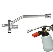 Foam Cannon Double Connector,Pressure Washer Attachment Car Foam Sprayer - Car Wash Foam Sprayer, Power Washer Sprayer Nozzles for Home & Car