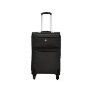 Suissewin - Swiss Luggage Carry On Softcase Suitcase 20"- Black