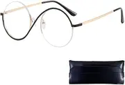 WRQIOO Cosplay Eyewear, Elphaba Glasses Witches Costume Accessories Carnival Party Cosplay Outfits Props(Glasses)