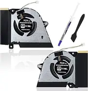 2Pack New Replacement Laptop CPU+GPU Cooling Fan for ASUS Rog Zephyrus G14 GA401 GA401I GA401IV GA401IU GA401IH GA401II DFSCK22105182H FMBB DFSCK22115181H FMBC 12V 1A Fan w/ 2 Repair Tools