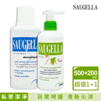 在飛比找momo購物網優惠-【SAUGELLA 賽吉兒】菁萃潔浴凝露_日用型 500ml