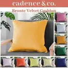Australia Made Poly Velvet Cushion Insert Pillow Case Cover Plush Filled 45X45CM