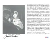 JOSEPH MCGRAW SIGNED 8X10 PSA DNA X96363 (D) WWII ACE 5V