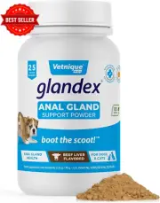 Glandex Fiber Supplement Powder Beef Liver Enzymes Probiotics Digestive Health