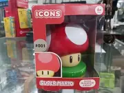 ICONS Nintendo Super Mario Red Mushroom Light | NEW