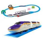 Takara Tomy connection! E8 series Tsubasa & Tomica arch railroad crossing set