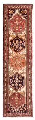 Vintage Hand-knotted Runner Rug 2'5" x 9'0" Traditional Wool Carpet