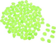 UPKOCH 100Pcs Glow Dark Pebbles Luminous Decorative Stones for Aquariums Fish Tanks Flowerpots Multi Function Aquarium Gravel Easy to Clean Non Fading Design