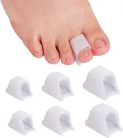 Yeomju Hammer Toe Correction Set, Toe Separator for Hallux Valgus, 6 Pieces in Three Sizes, Comfortable Support for Foot Alignment and Pain Relief