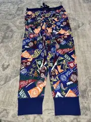 New Polo Ralph Lauren Mens Multicolor Sleepwear Tapered Leg Jogger Pant Sz Large