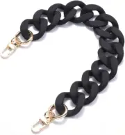 Large Flat Chain Strap - Acrylic Luxury Handbag Strap Fashionable Purse Clutche