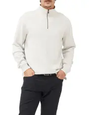 [Rodd & Gunn] Alton Ave Sweat Top in Ice Grey Marle