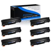 6 Pack CE278A 78A Toner cartridge For HP LaserJet P1566 P1606 P1606dn M1536 MFP