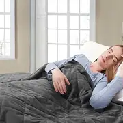DreamZ 9 Kg Anti Anxiety Weighted Gravity Blanket, Grey