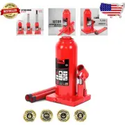 10 Ton Red Hydraulic Bottle Jack for Cars and Trucks - Portable Lifting Solution