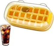 Bottle Cup, 3D Grid Ice Tray, Silicone Leakproof Container, Portable Vertical Design, Space-Saving Freezer Storage, Home and 4.92x3.74x2.95/9.06x5.2x2.95