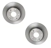 2 BREMBO Left+Right Rear BACK Brake Disc Rotors for Acura TSX for Honda Accord