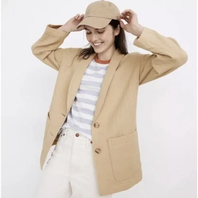 Madewell Lightspun Dorset Blazer Size Medium New with Tags