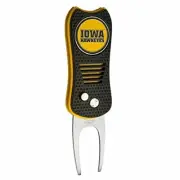 Iowa Hawkeyes Switchblade Divot Tool Blk/Yell with 2-sided marker