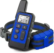 500m Electric Dog Training Collar Pet Remote Control Waterproof Rechargeable With LCD Display for All Size Shock Vibration Sound