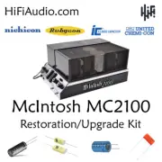McIntosh MC2100 amplifier rebuild restoration recap upgrade kit filter capacitor