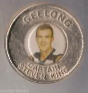 #VV. GEELONG CATS 2004 AFL CAPTAINS MEDALLION - STEVEN KING
