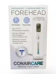 CONAIRCARE Infrared Forehead Thermometer One Button Fever Alert NEW sealed