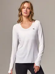 Running Bare Warm Down Workout Tee. Activewear Tops & T-shirts