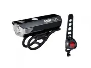 Cateye Bicycle Light Set AMMP 100 HL-EL041RC / ORB-RC RECHARGEABLE TL-LD160RC-R