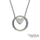 在飛比找遠傳friDay購物優惠-【TiMISA】幸運心指輪 純鈦項鍊(E)